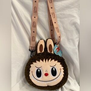 Pop Mart Labubu fluffy crossbody bag